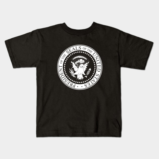 President of the Seals of the USA Kids T-Shirt by Pockets